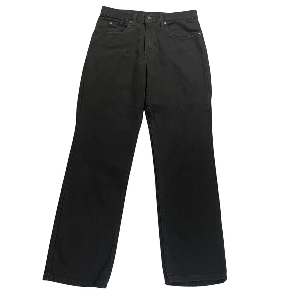 Austin Jeans Black Denim Men Fits 31x30 (32x30 Tag) Straight Leg All Cotton